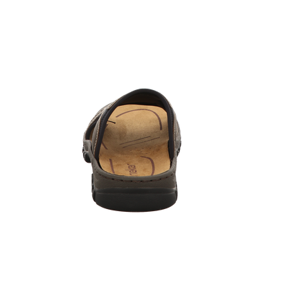 Rieker Herren Pantolette  in schwarz