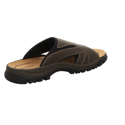 Rieker Herren Pantolette  in schwarz