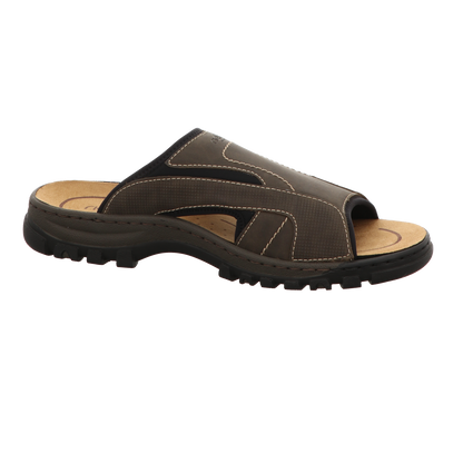 Rieker Herren Pantolette  in schwarz