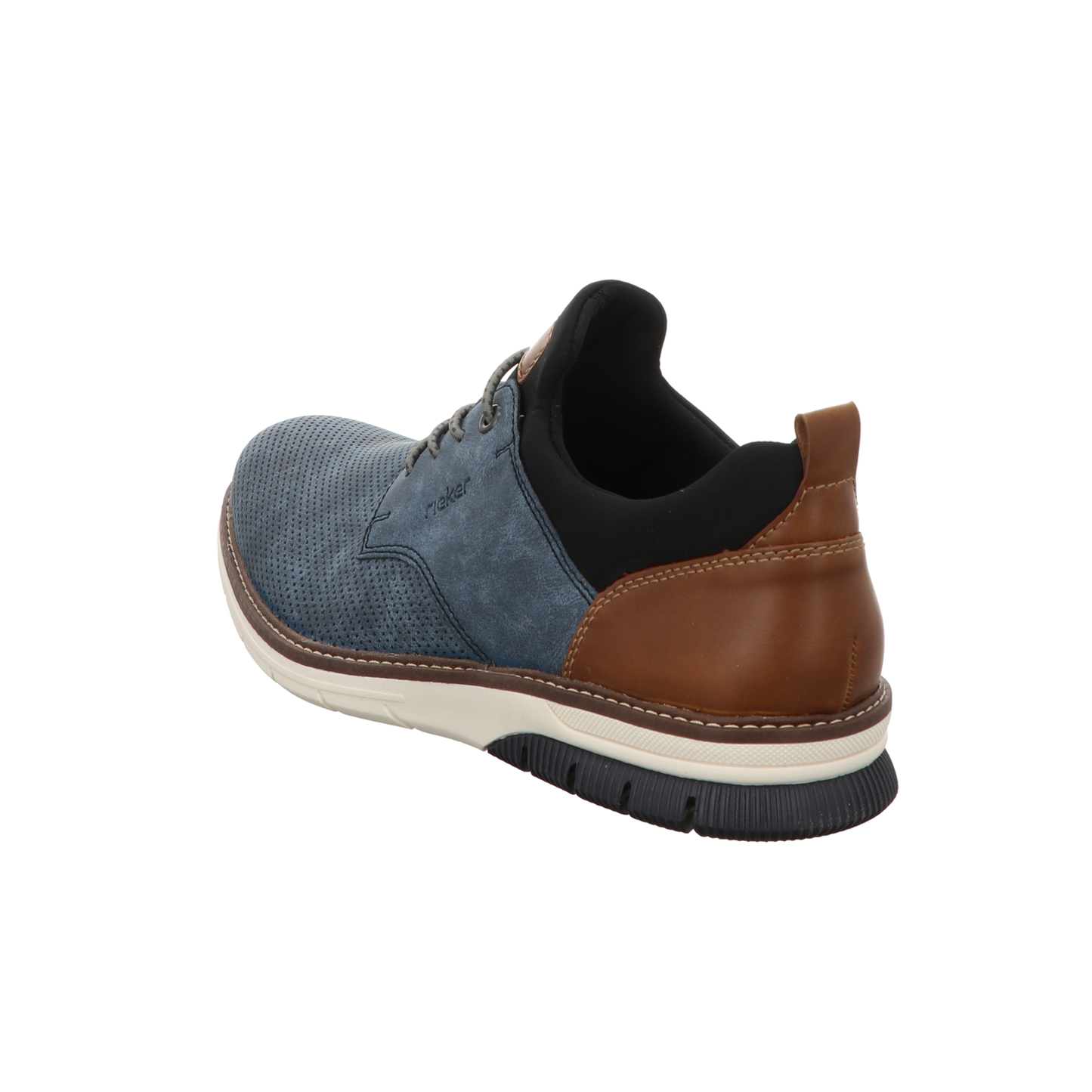 Rieker Herren Schnürschuh  in schwarz