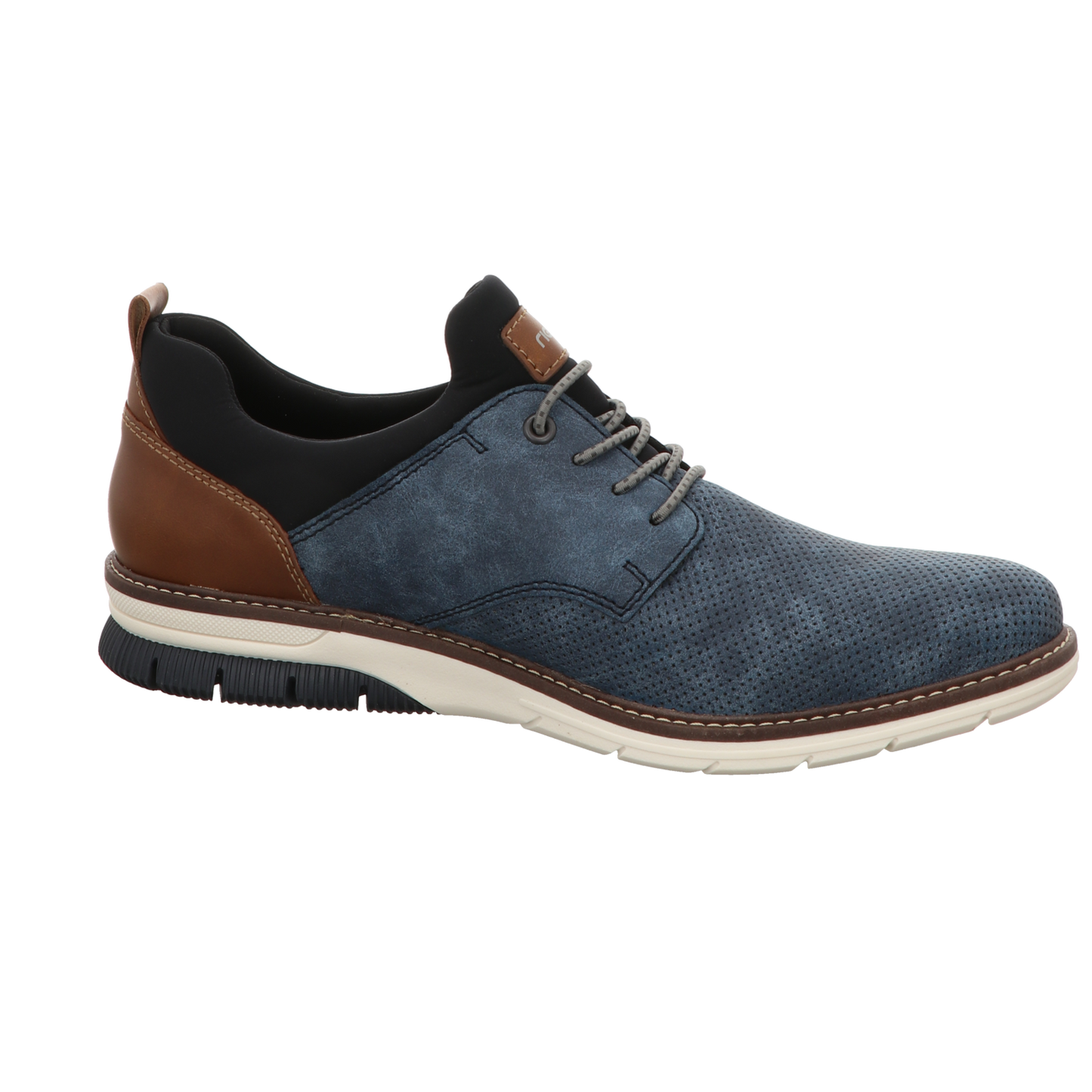 Rieker Herren Schnürschuh  in schwarz