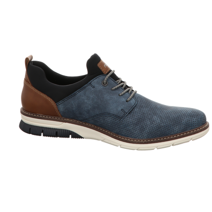 Rieker Herren Schnürschuh  in schwarz