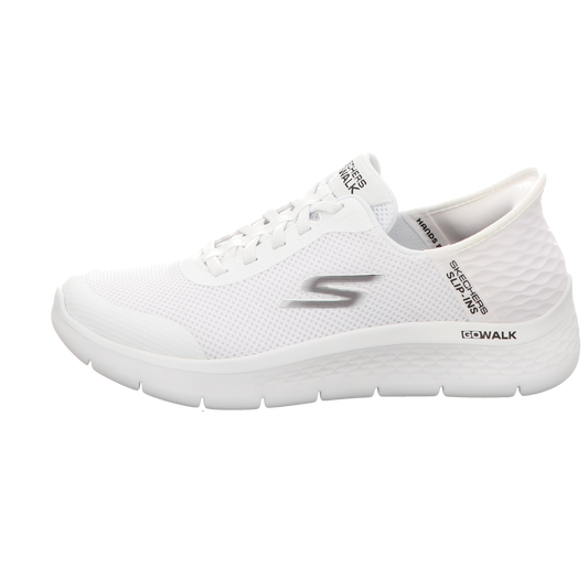 Skechers Herren Slipper Slip Ins Go Walk Flex Hand in weiss