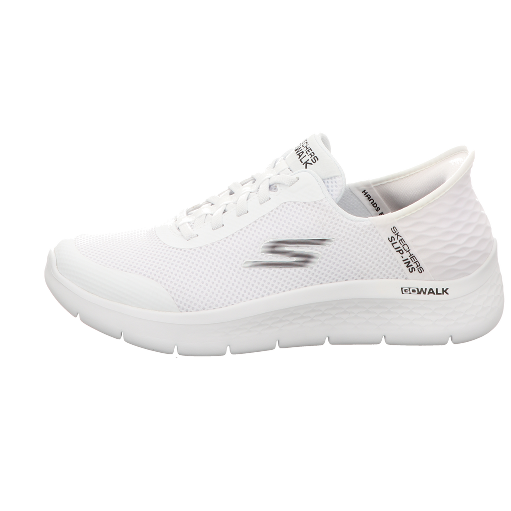 Skechers Herren Slipper Slip Ins Go Walk Flex Hand in weiss