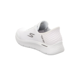 Skechers Herren Slipper Slip Ins Go Walk Flex Hand in weiss