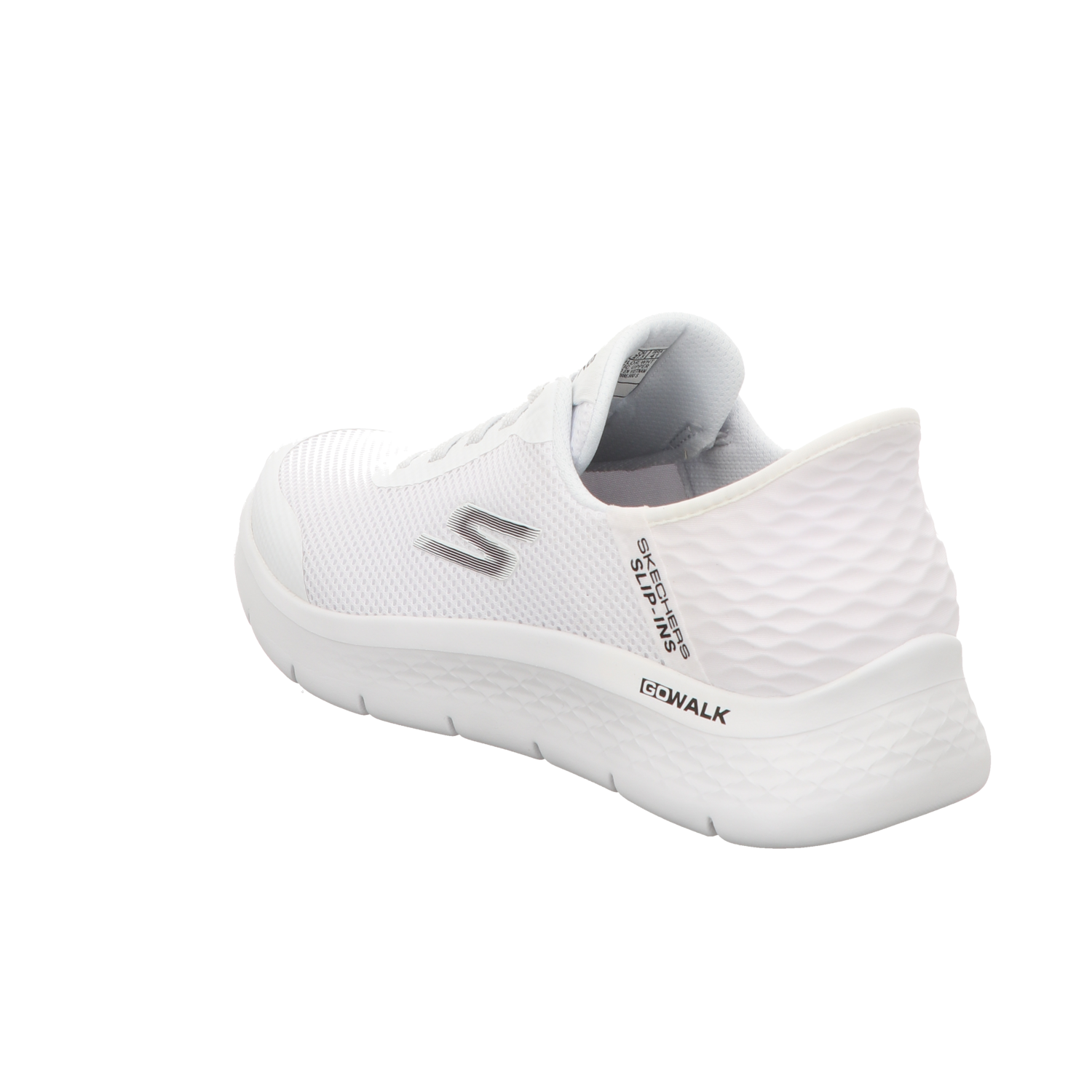 Skechers Herren Slipper Slip Ins Go Walk Flex Hand in weiss
