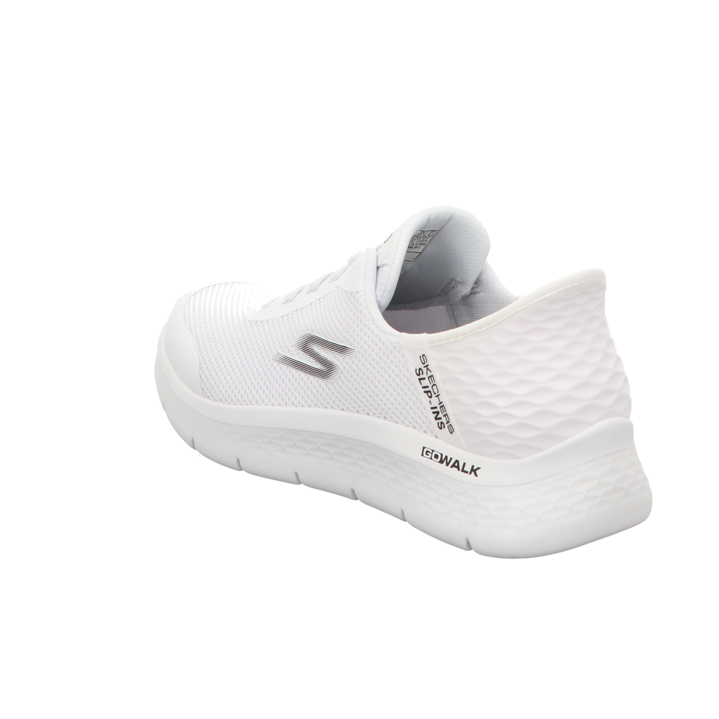 Skechers Herren Slipper Slip Ins Go Walk Flex Hand in weiss