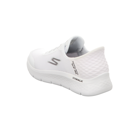 Skechers Herren Slipper Slip Ins Go Walk Flex Hand in weiss