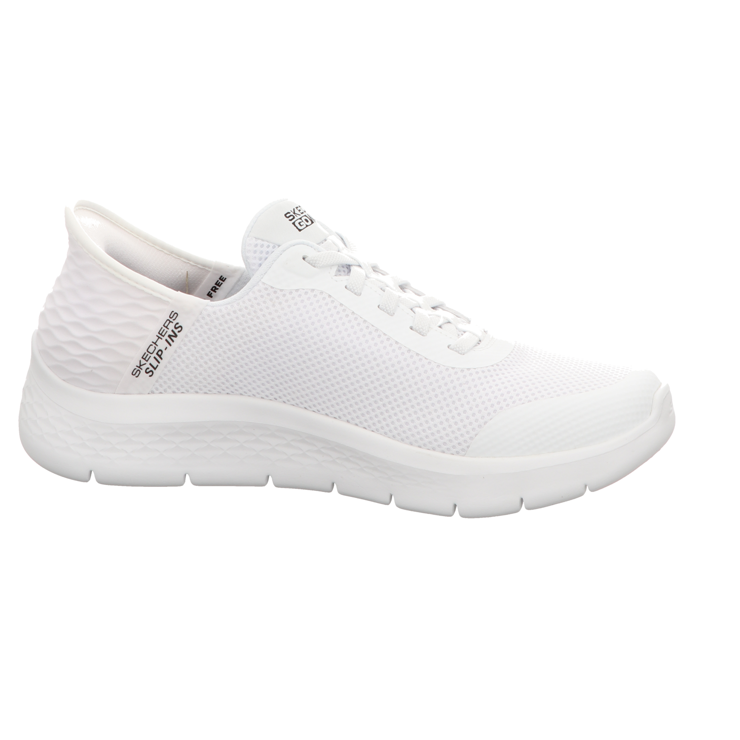 Skechers Herren Slipper Slip Ins Go Walk Flex Hand in weiss