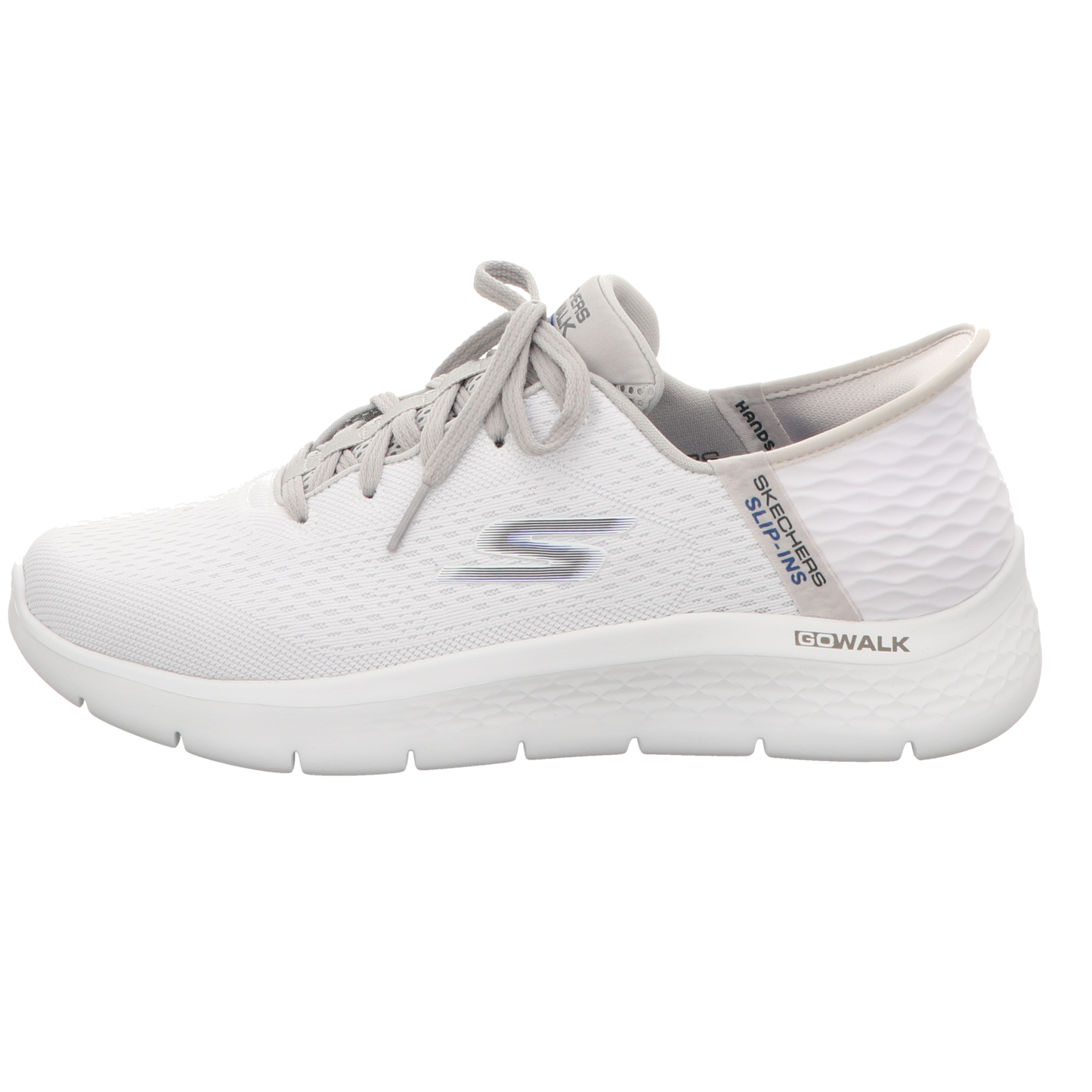 Skechers Herren Slipper Slip Ins Go Walk Flex in weiss