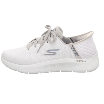 Skechers Herren Slipper Slip Ins Go Walk Flex in weiss