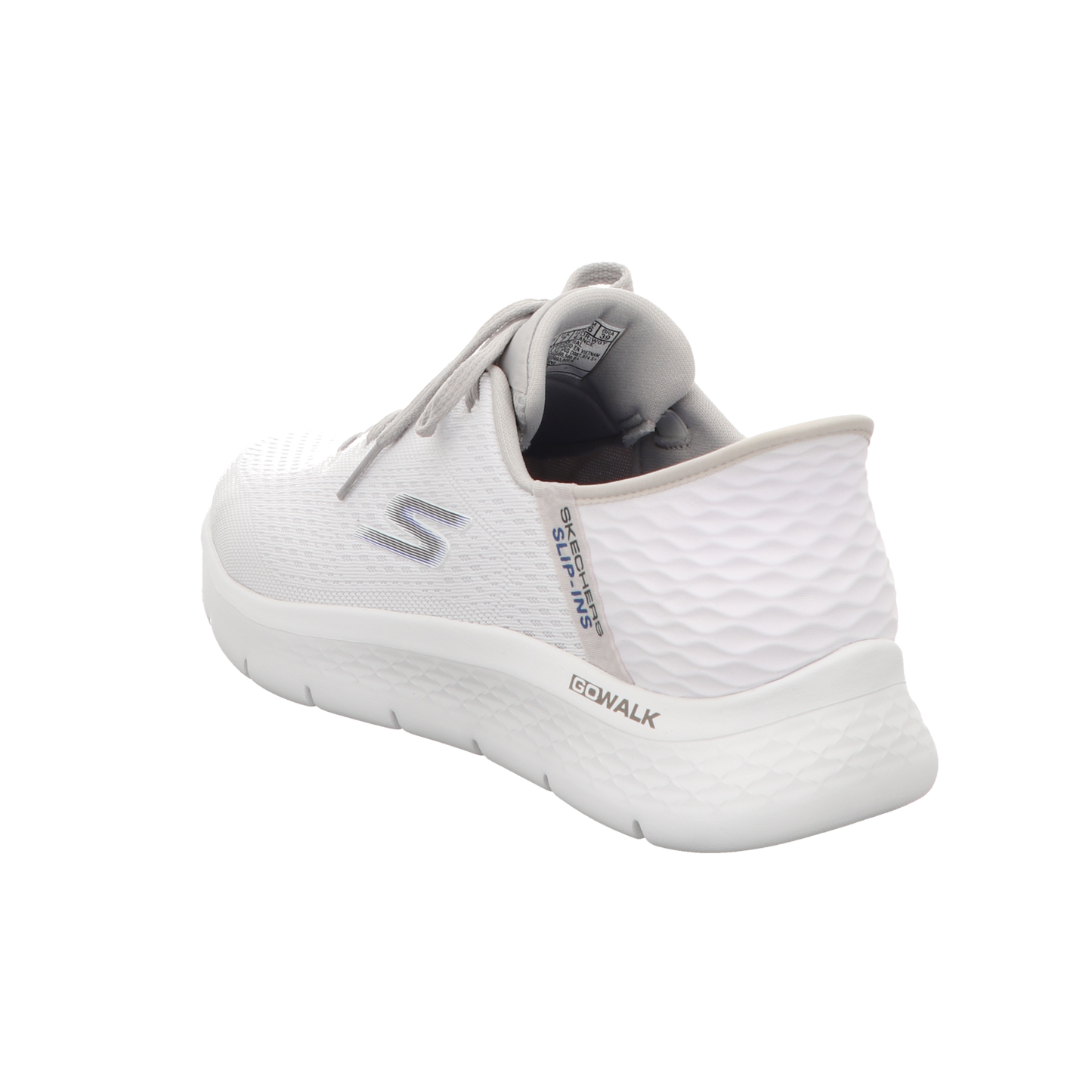 Skechers Herren Slipper Slip Ins Go Walk Flex in weiss