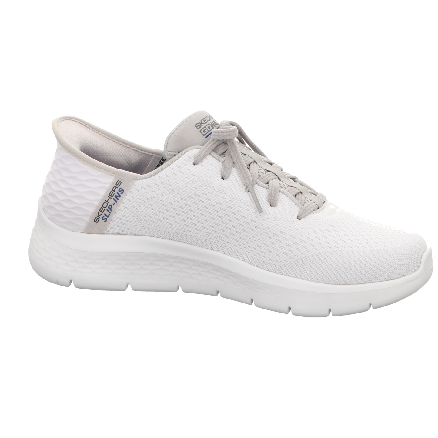 Skechers Herren Slipper Slip Ins Go Walk Flex in weiss