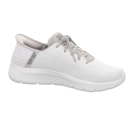 Skechers Herren Slipper Slip Ins Go Walk Flex in weiss