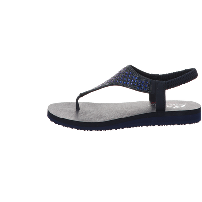 Skechers Damen Sandalette Meditation-Rockstar in blau