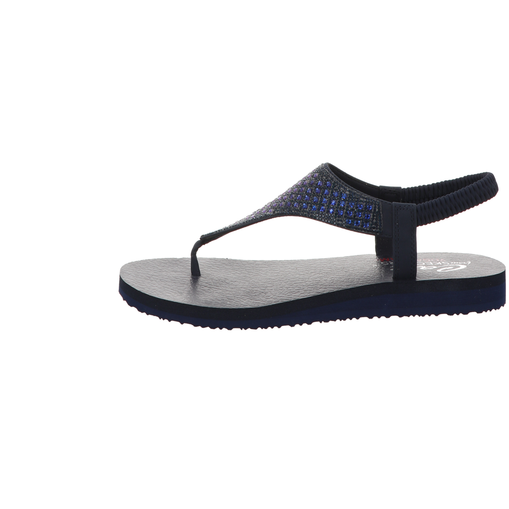 Skechers Damen Sandalette Meditation-Rockstar in blau