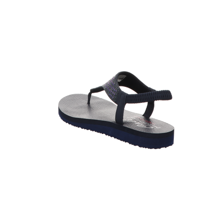 Skechers Damen Sandalette Meditation-Rockstar in blau