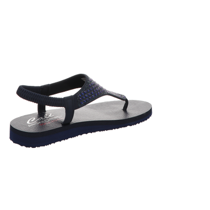 Skechers Damen Sandalette Meditation-Rockstar in blau