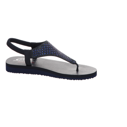 Skechers Damen Sandalette Meditation-Rockstar in blau