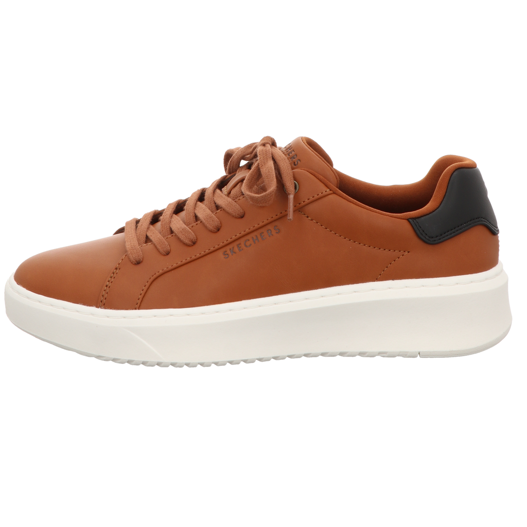 Skechers Herren Schnürschuh Court Break in braun