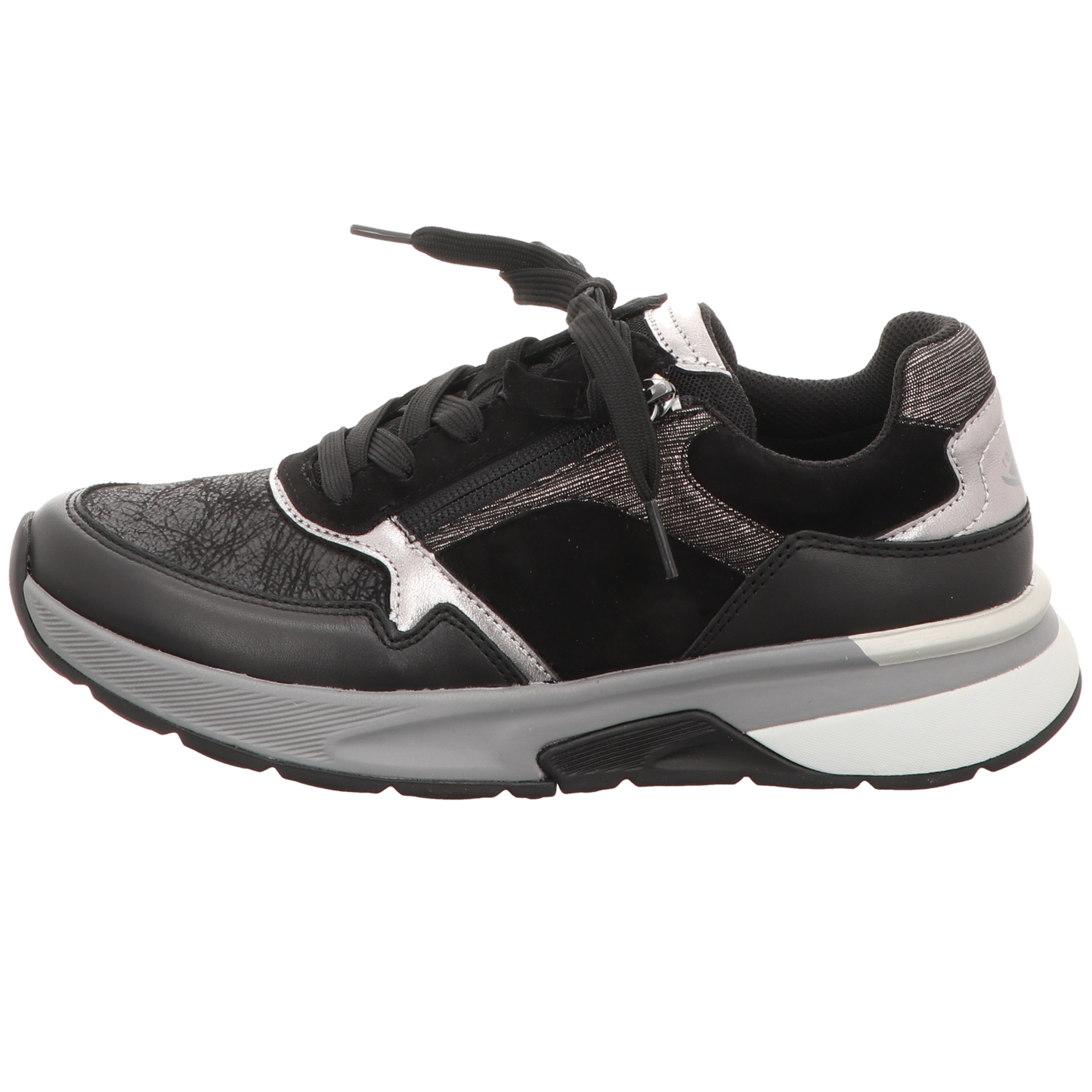 Gabor Damen Schnürschuh bequem  in schwarz