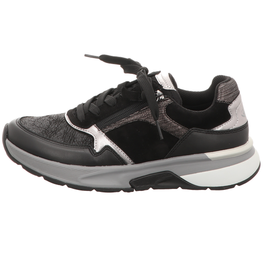 Gabor Damen Schnürschuh bequem  in schwarz