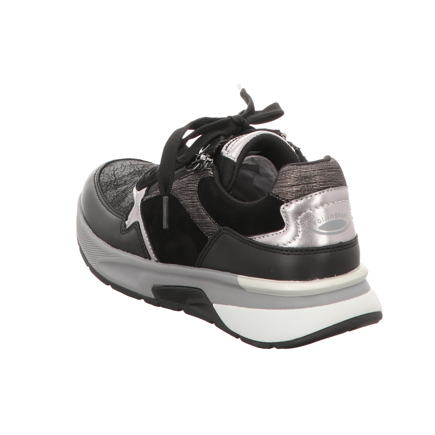 Gabor Damen Schnürschuh bequem  in schwarz