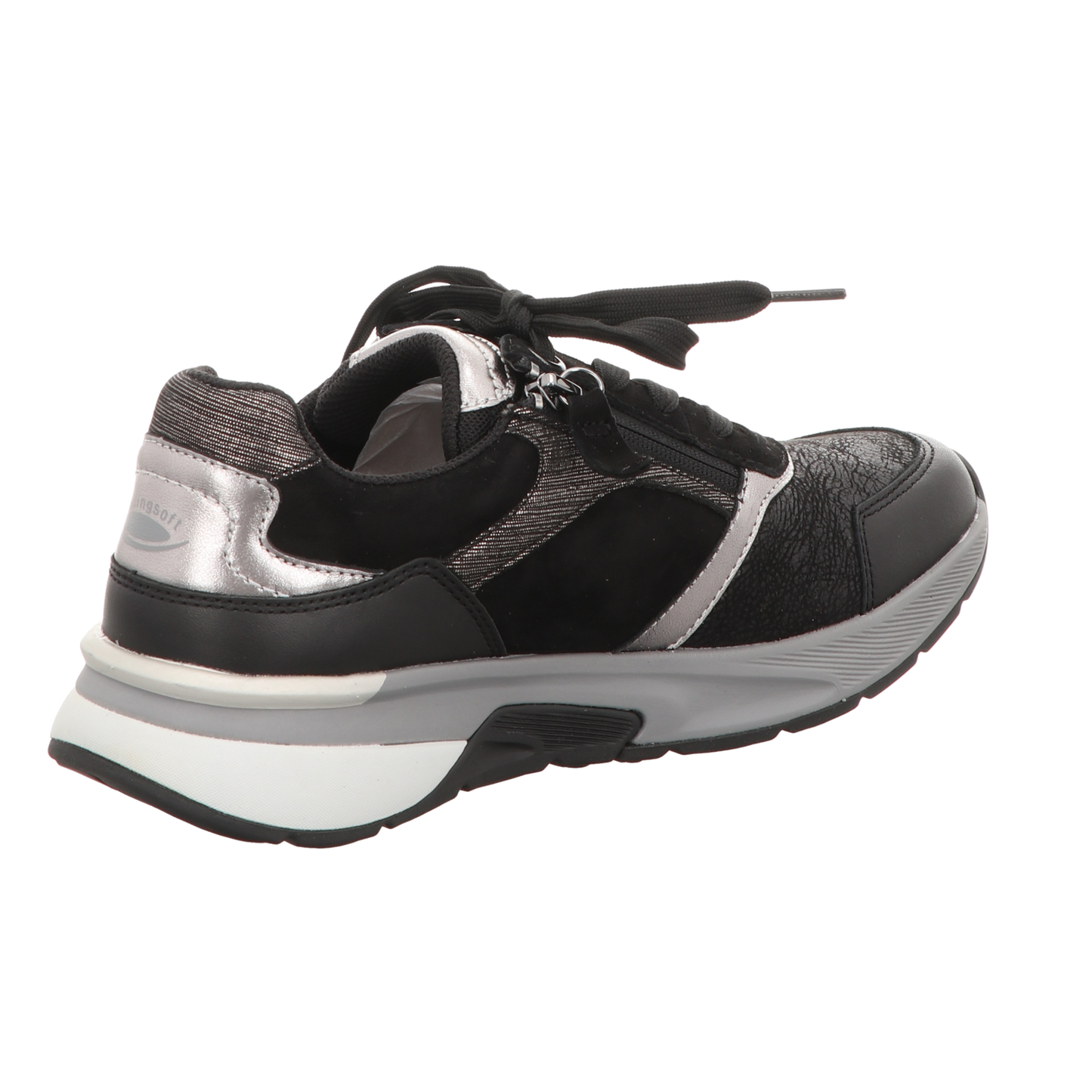 Gabor Damen Schnürschuh bequem  in schwarz