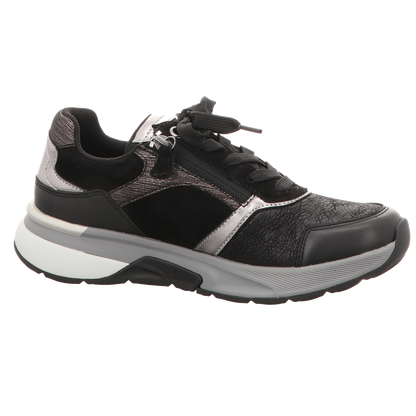 Gabor Damen Schnürschuh bequem  in schwarz