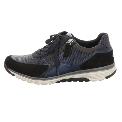 Gabor Damen Schnürschuh bequem  in blau