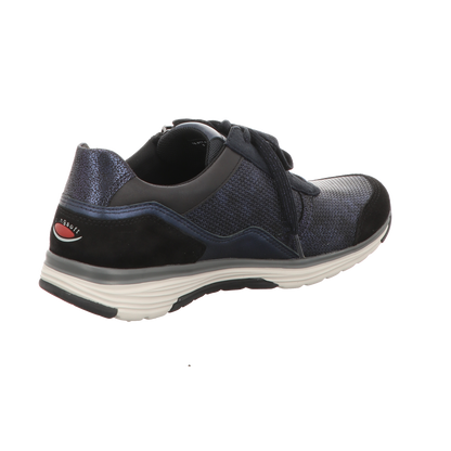 Gabor Damen Schnürschuh bequem  in blau