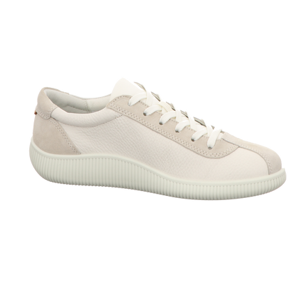 Ecco Damen Schnürschuh Soft Zero in weiss