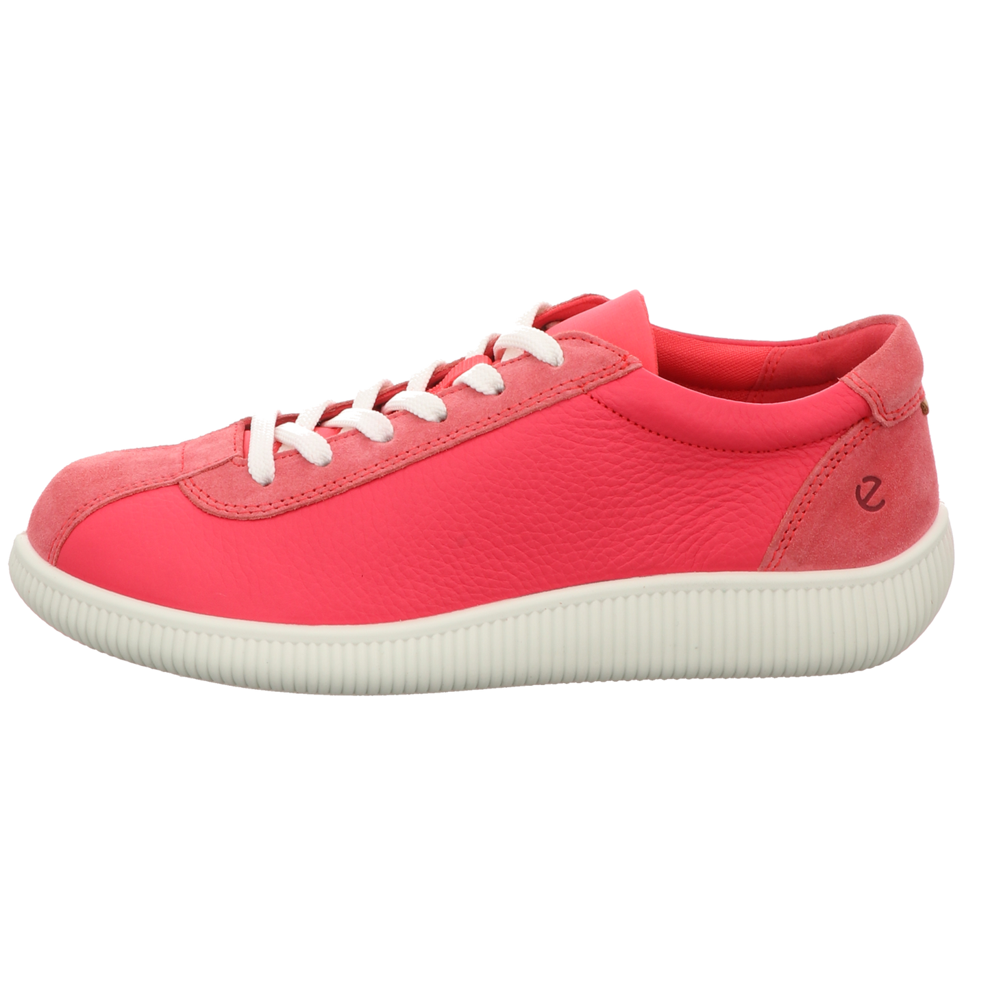 Ecco Damen Schnürschuh Soft Zero in rosa