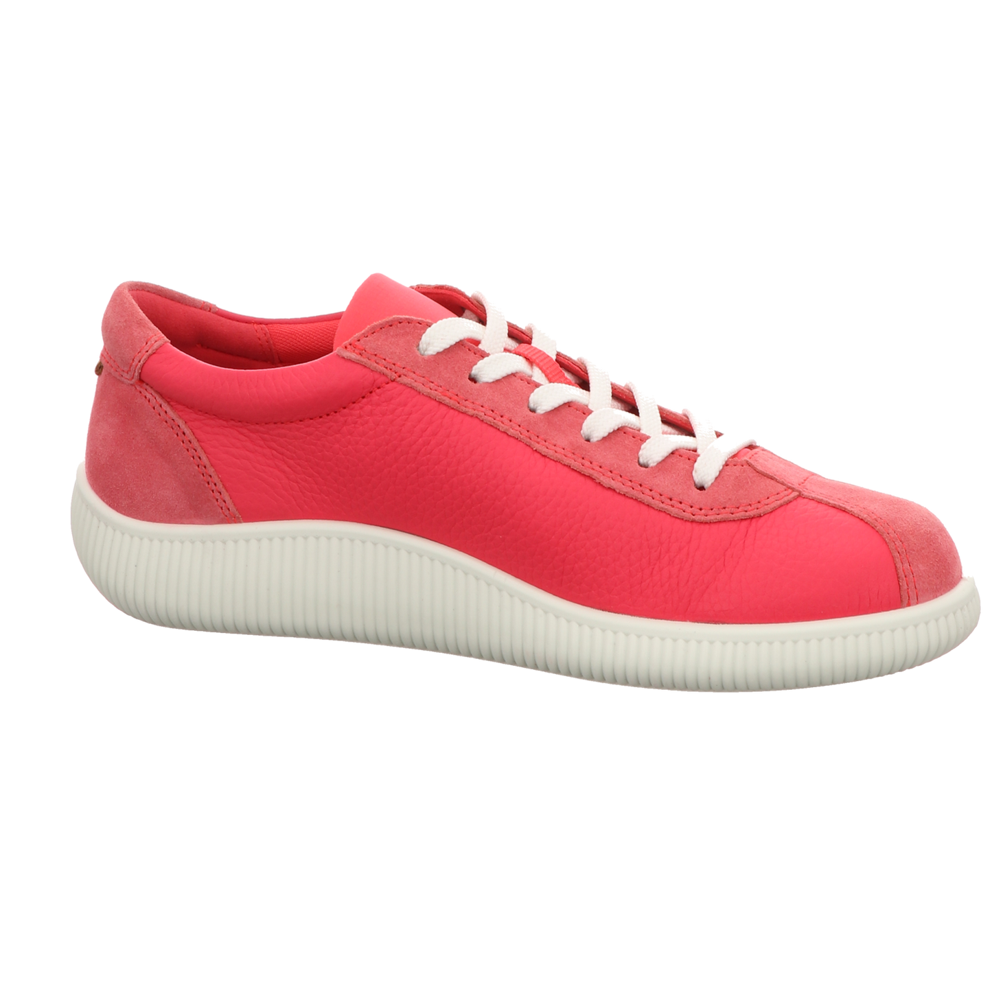 Ecco Damen Schnürschuh Soft Zero in rosa
