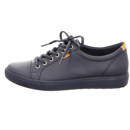 Ecco Damen Schnürschuh Soft 7 in blau