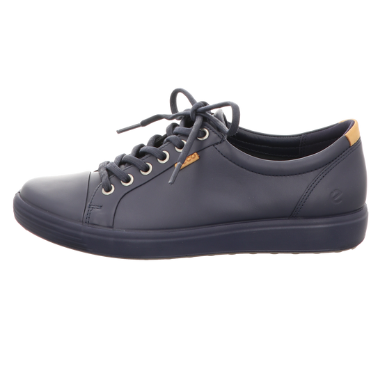 Ecco Damen Schnürschuh Soft 7 in blau