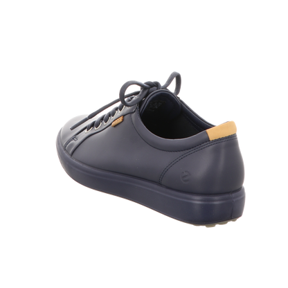 Ecco Damen Schnürschuh Soft 7 in blau
