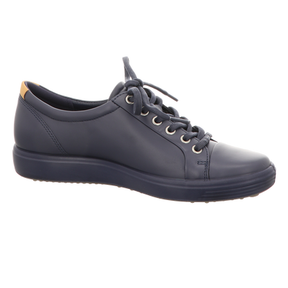Ecco Damen Schnürschuh Soft 7 in blau