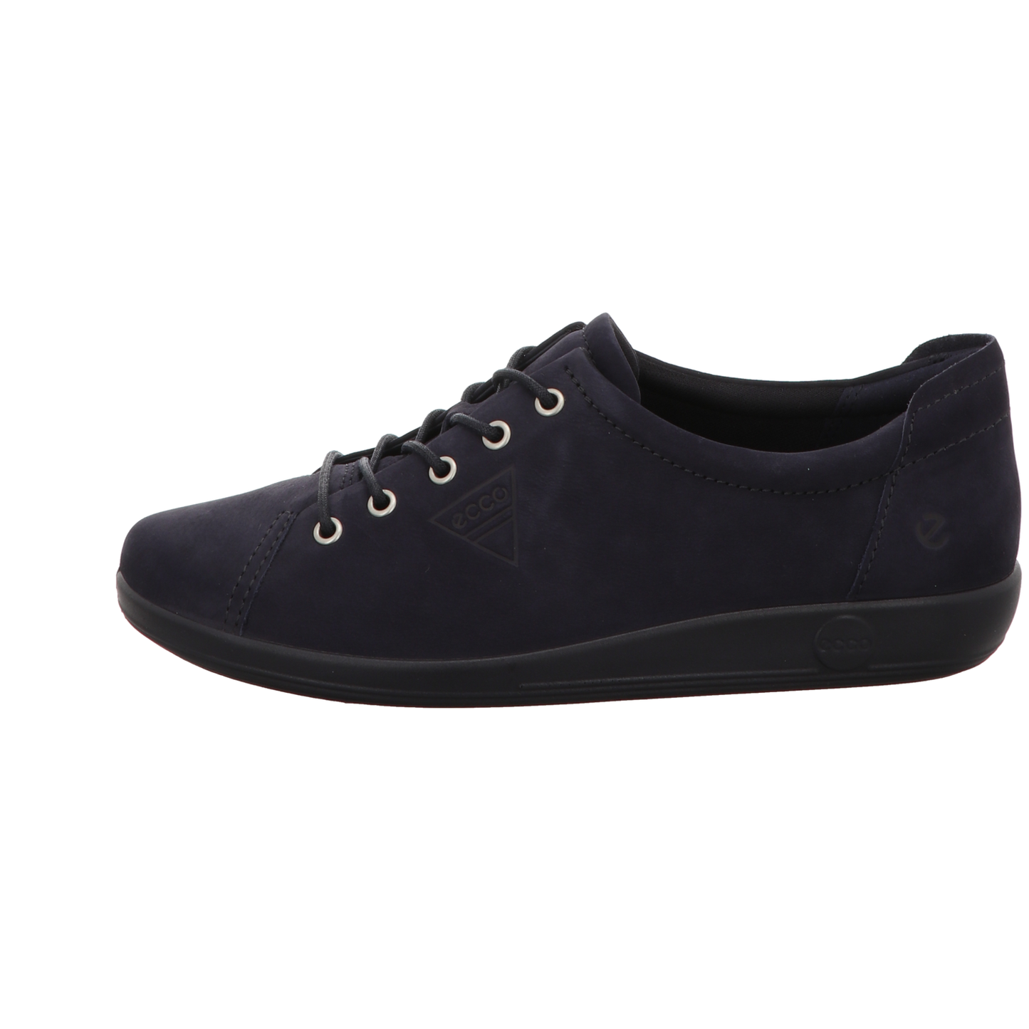 Ecco Damen Schnürschuh Soft 2.0 in schwarz