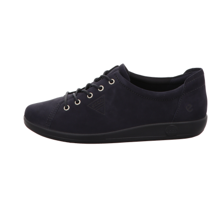 Ecco Damen Schnürschuh Soft 2.0 in schwarz