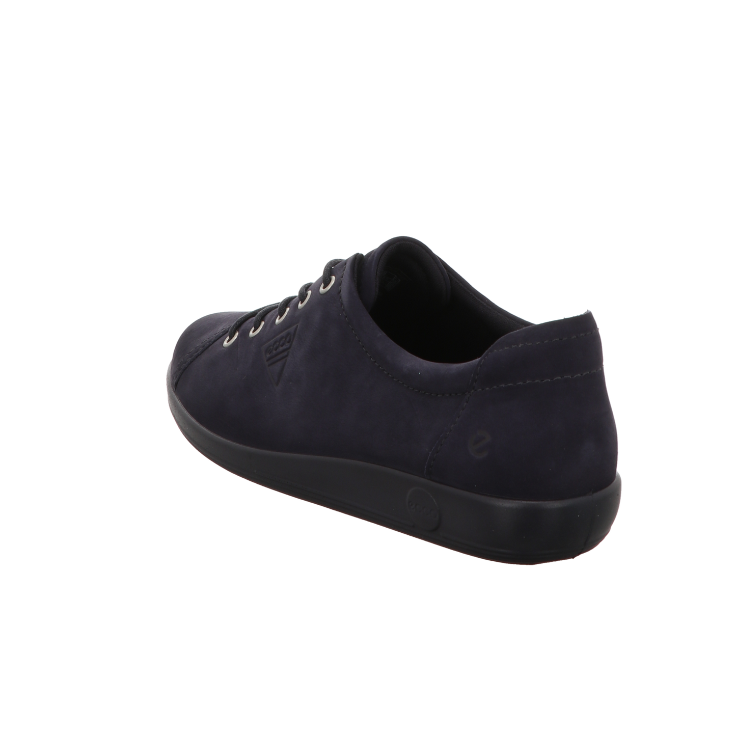 Ecco Damen Schnürschuh Soft 2.0 in schwarz