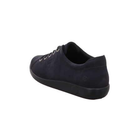 Ecco Damen Schnürschuh Soft 2.0 in schwarz