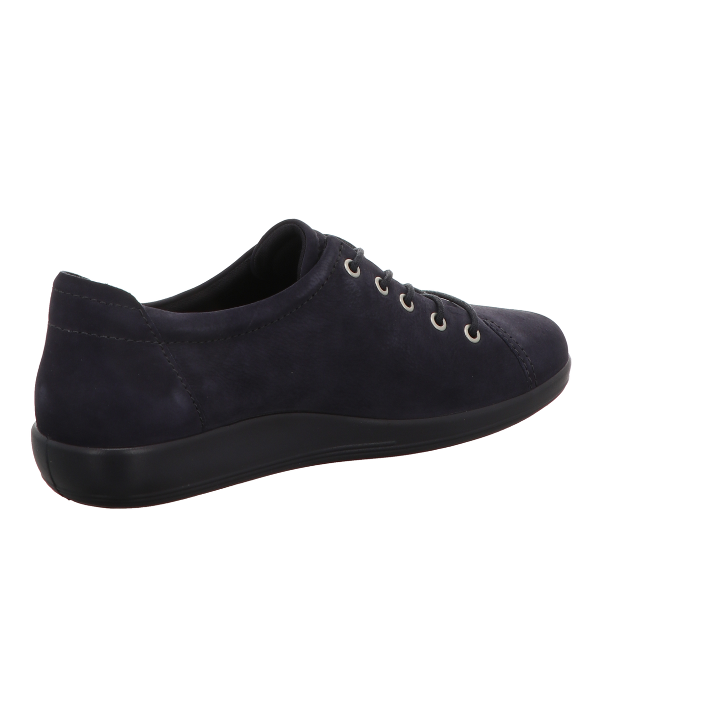 Ecco Damen Schnürschuh Soft 2.0 in schwarz
