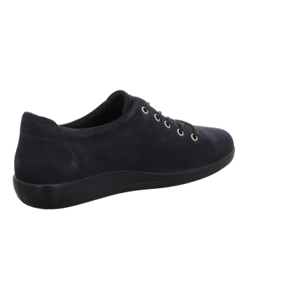 Ecco Damen Schnürschuh Soft 2.0 in schwarz