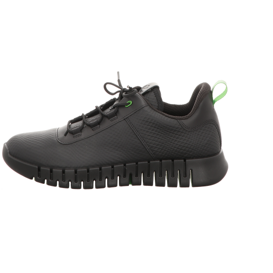 Ecco Herren Schnürschuh Gruuv in schwarz