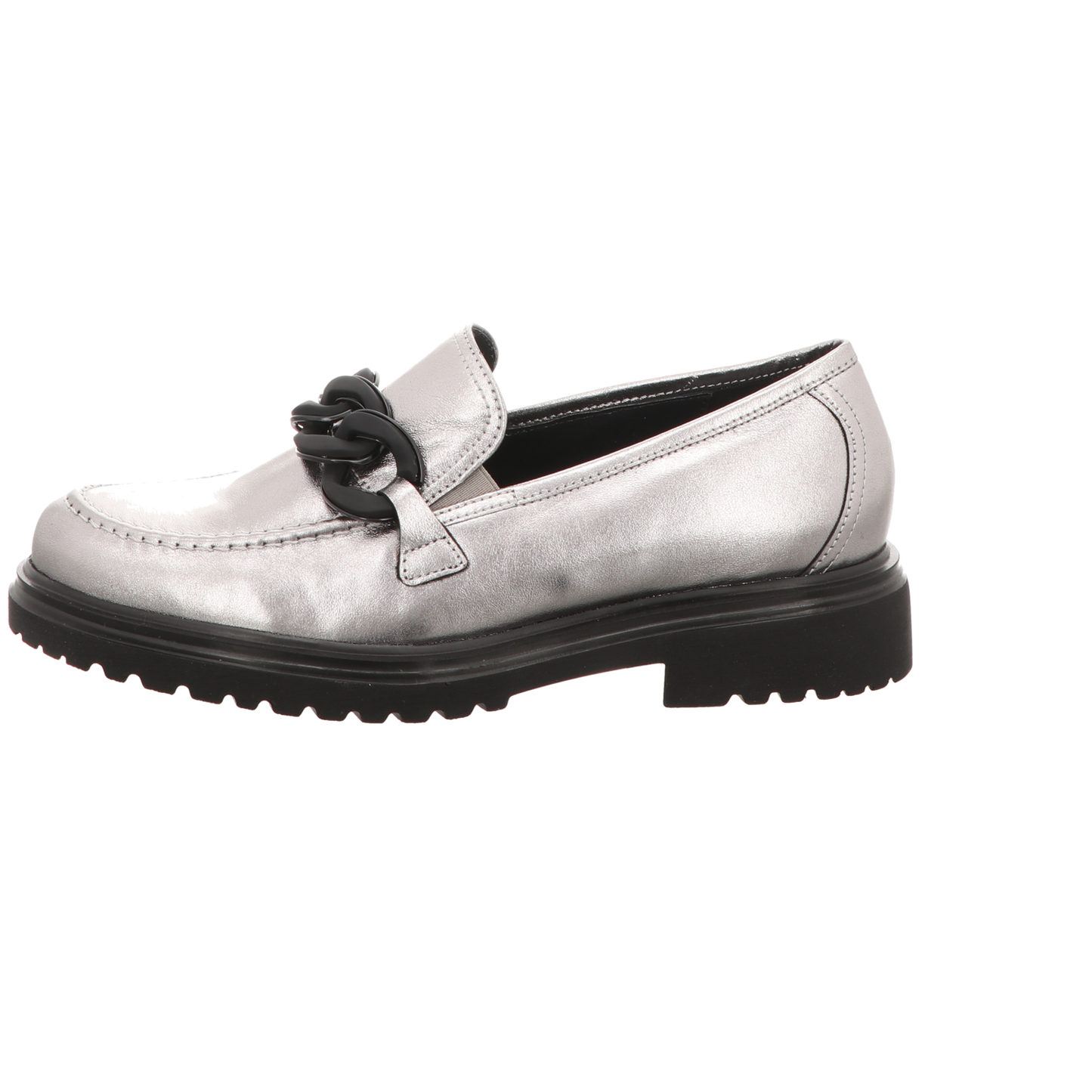 Gabor Damen Slipper Davos in silber