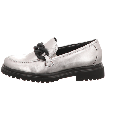 Gabor Damen Slipper Davos in silber