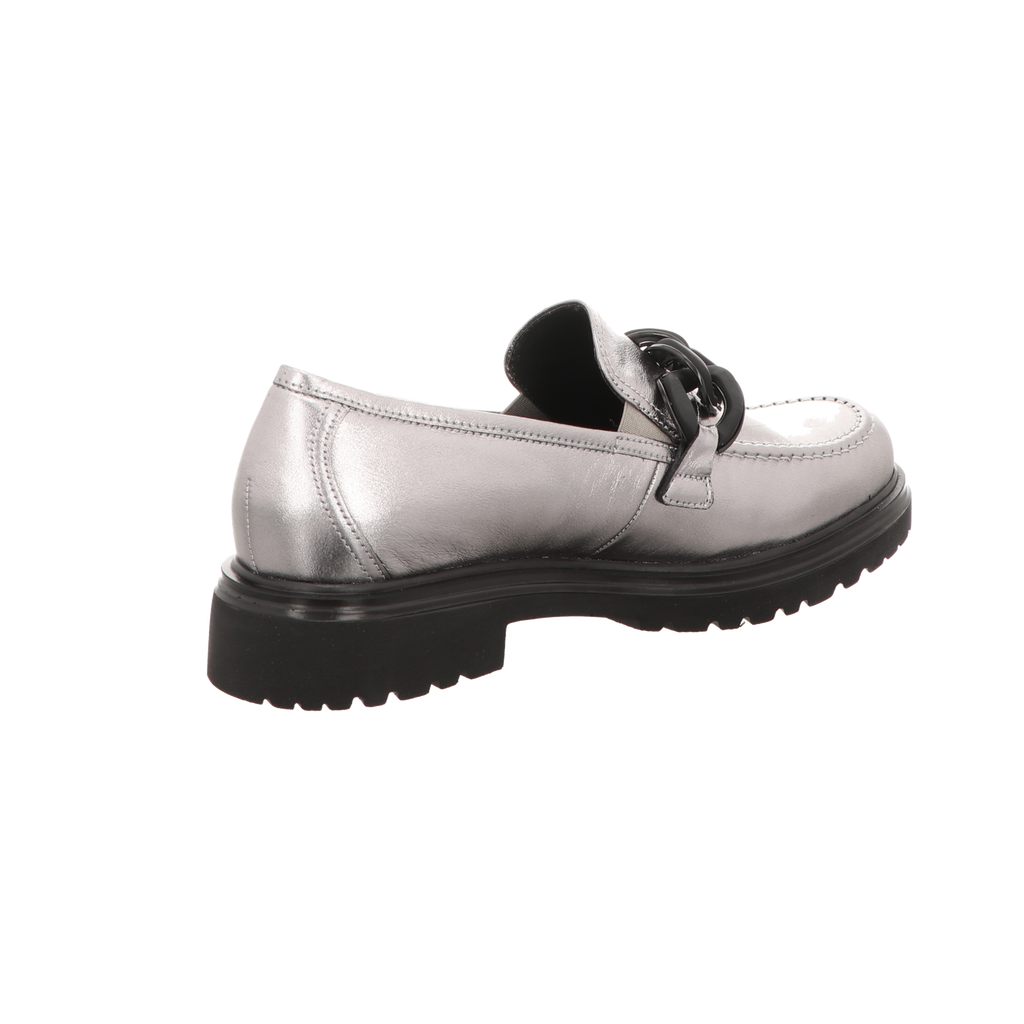 Gabor Damen Slipper Davos in silber