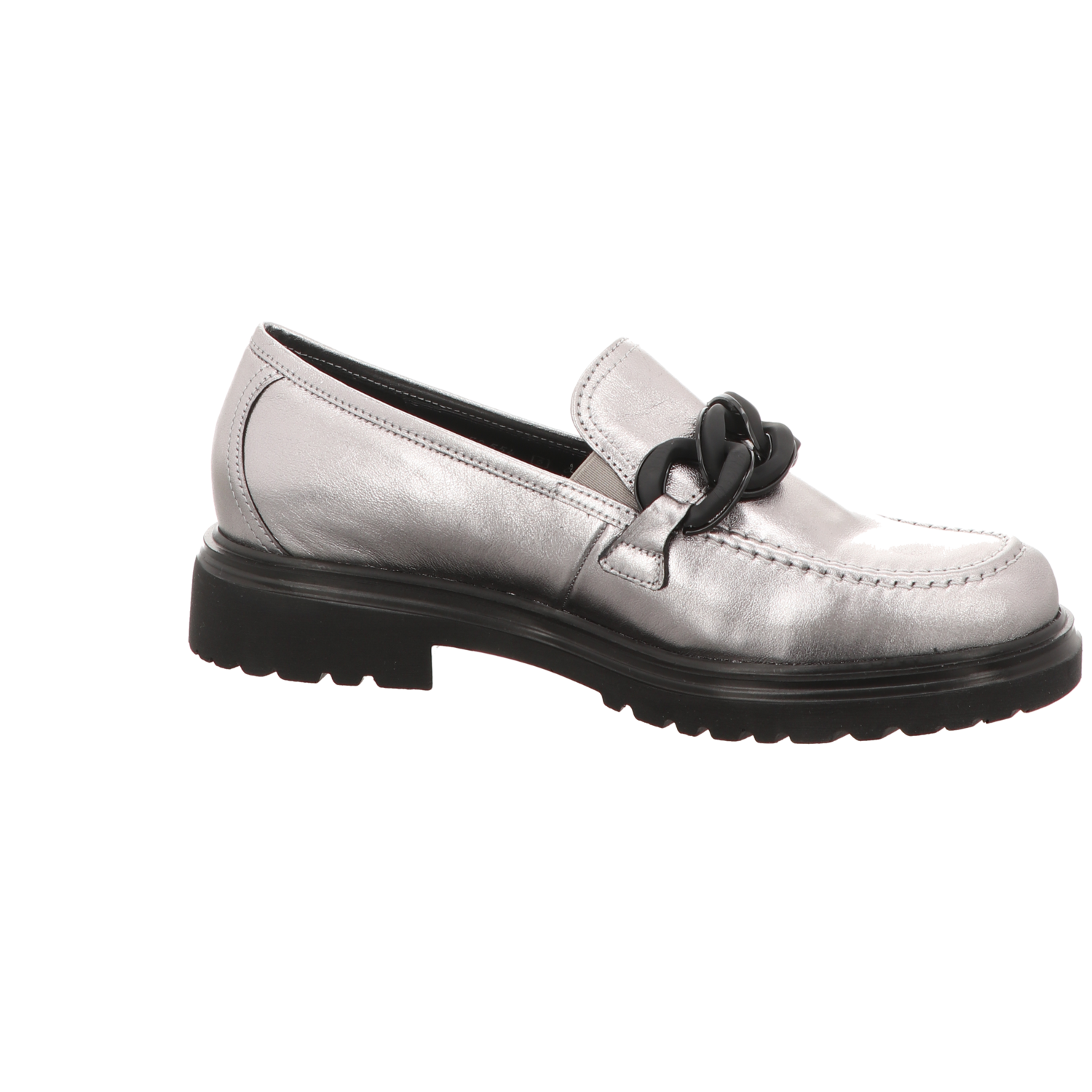 Gabor Damen Slipper Davos in silber