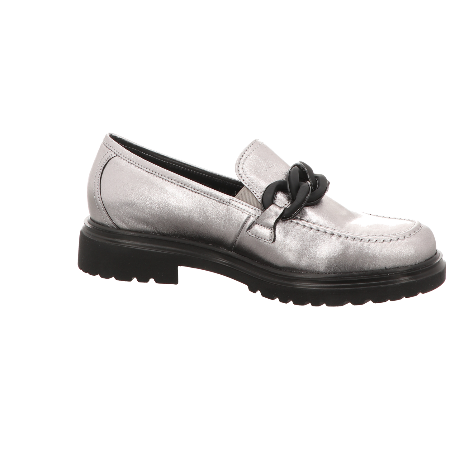 Gabor Damen Slipper Davos in silber